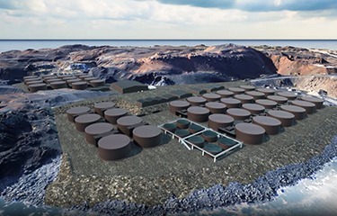 A rendering of the Laxey flowthrough farm.