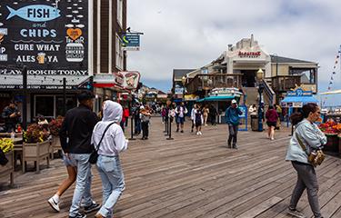 San Francisco's waterfront.