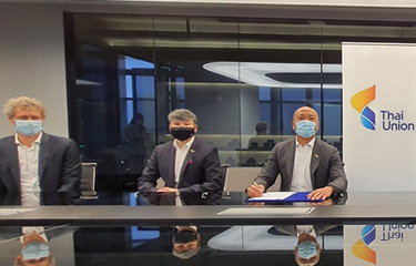 Representatives of Thai Union, including Thai Union’s CEO, Thiraphong Chansiri