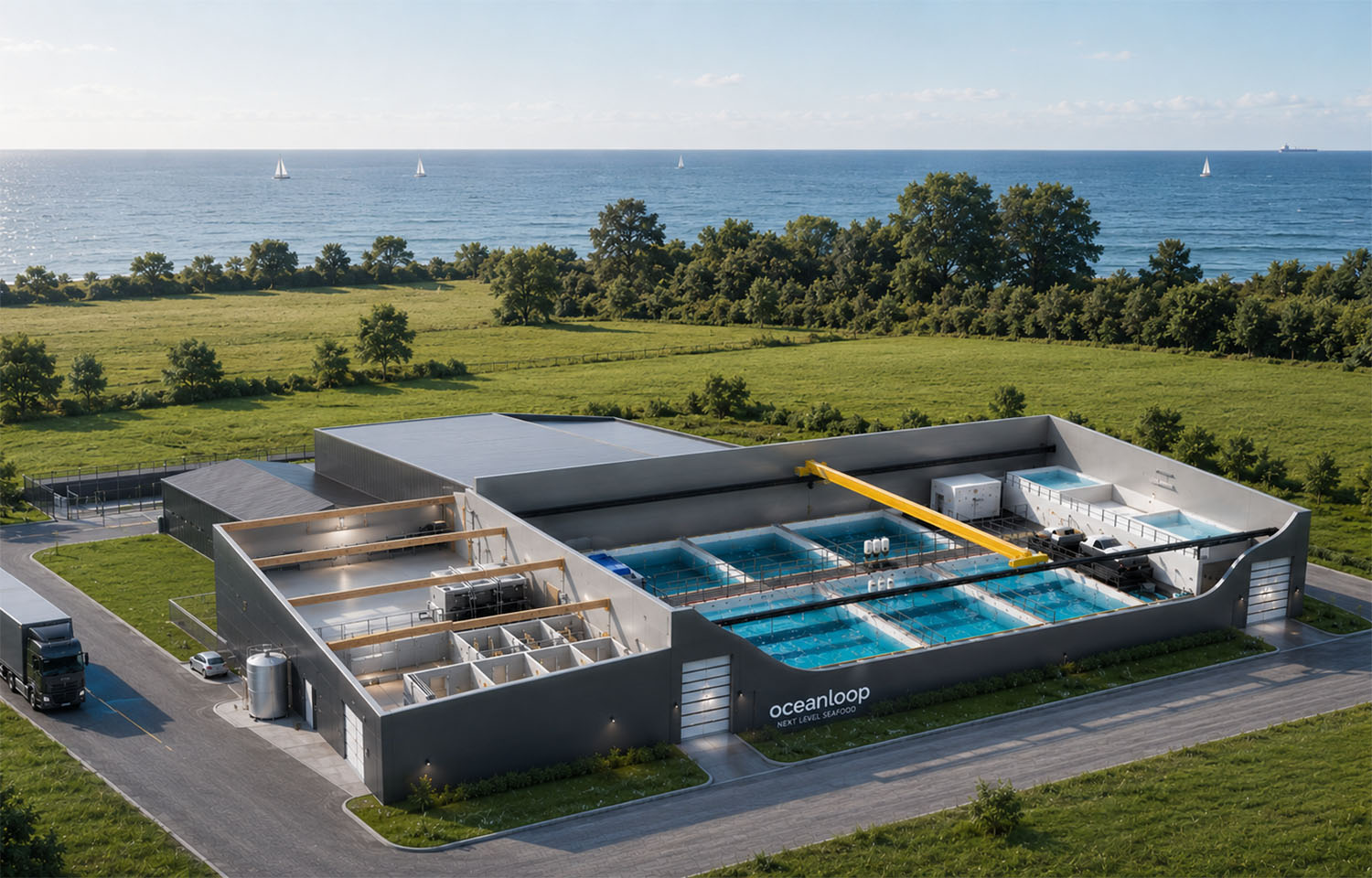 Oceanloop's new facility renderings in Kiel, Germany