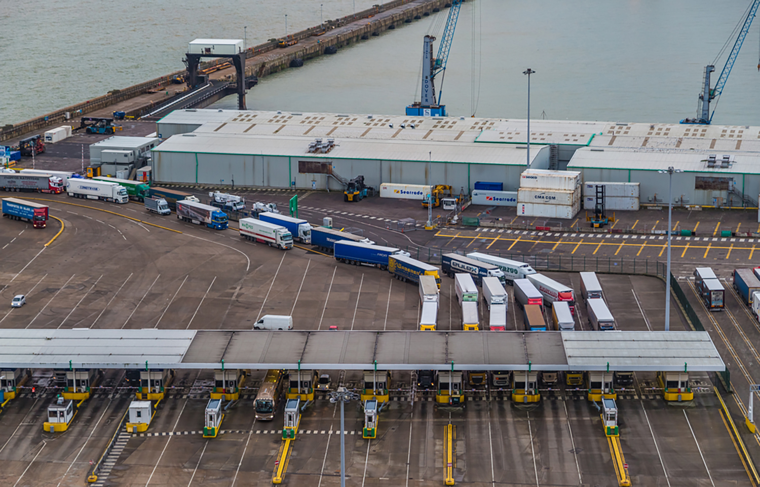 Dover, U.K., border checkpoint