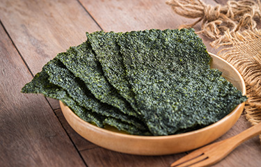 Crispy seaweed snack.