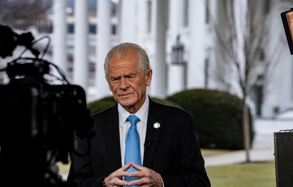 White House Senior Counselor for Trade and Manufacturing Peter Navarro