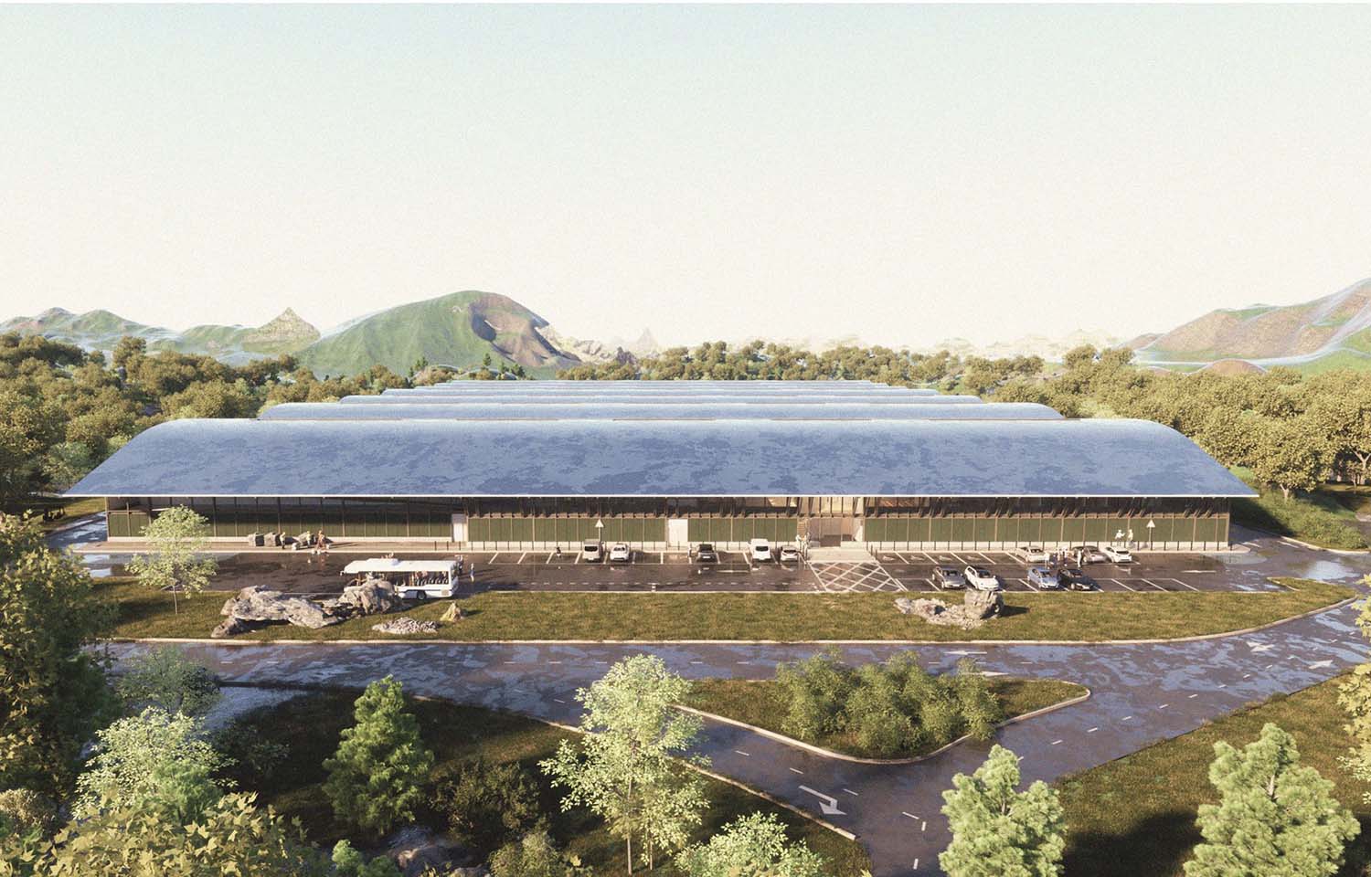 Renderings of Cermaq's proposed Chacao Canal Fish Farm