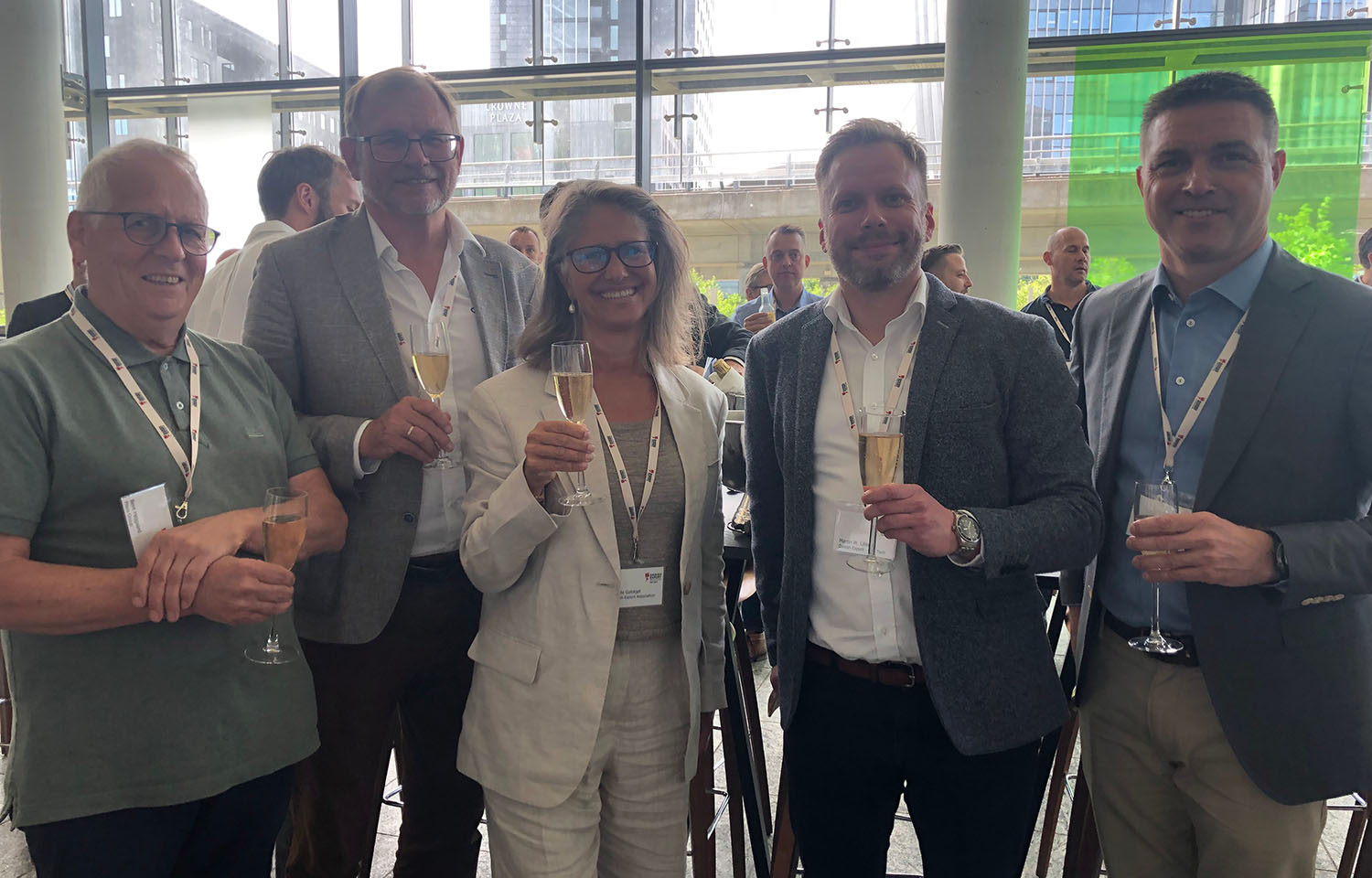 Members of the newly formed Danish Export - Fish Tech celebrating the merger