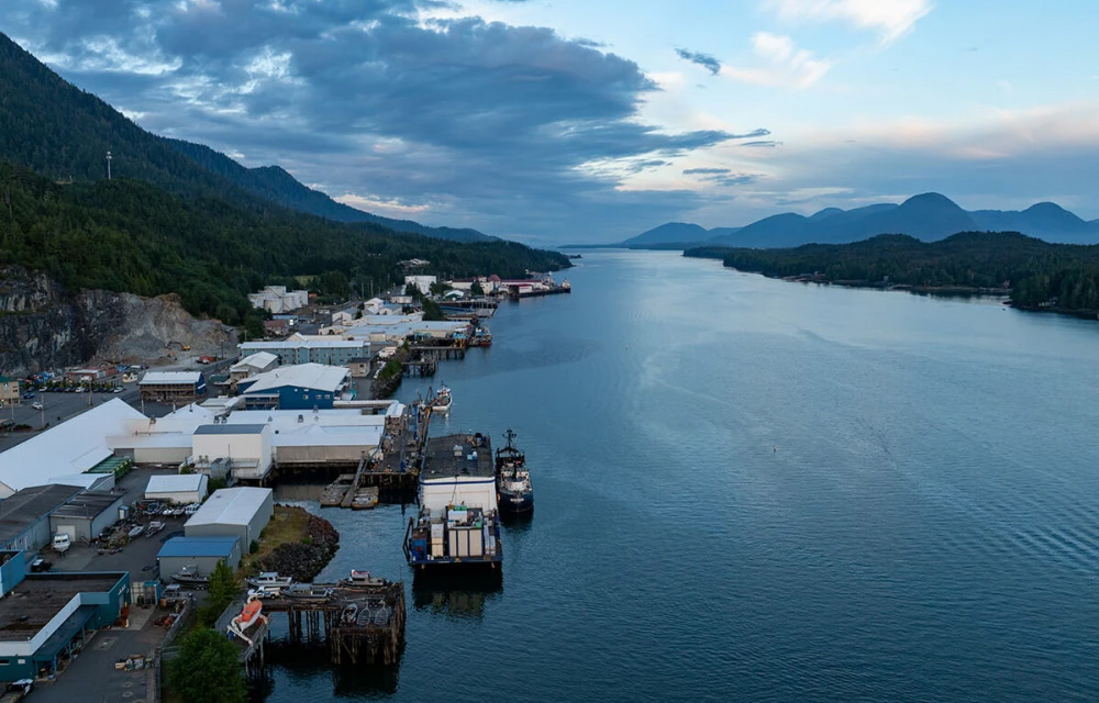 Silver Bay Seafoods' facility in Ketchikan, Alaska, U.S.A.