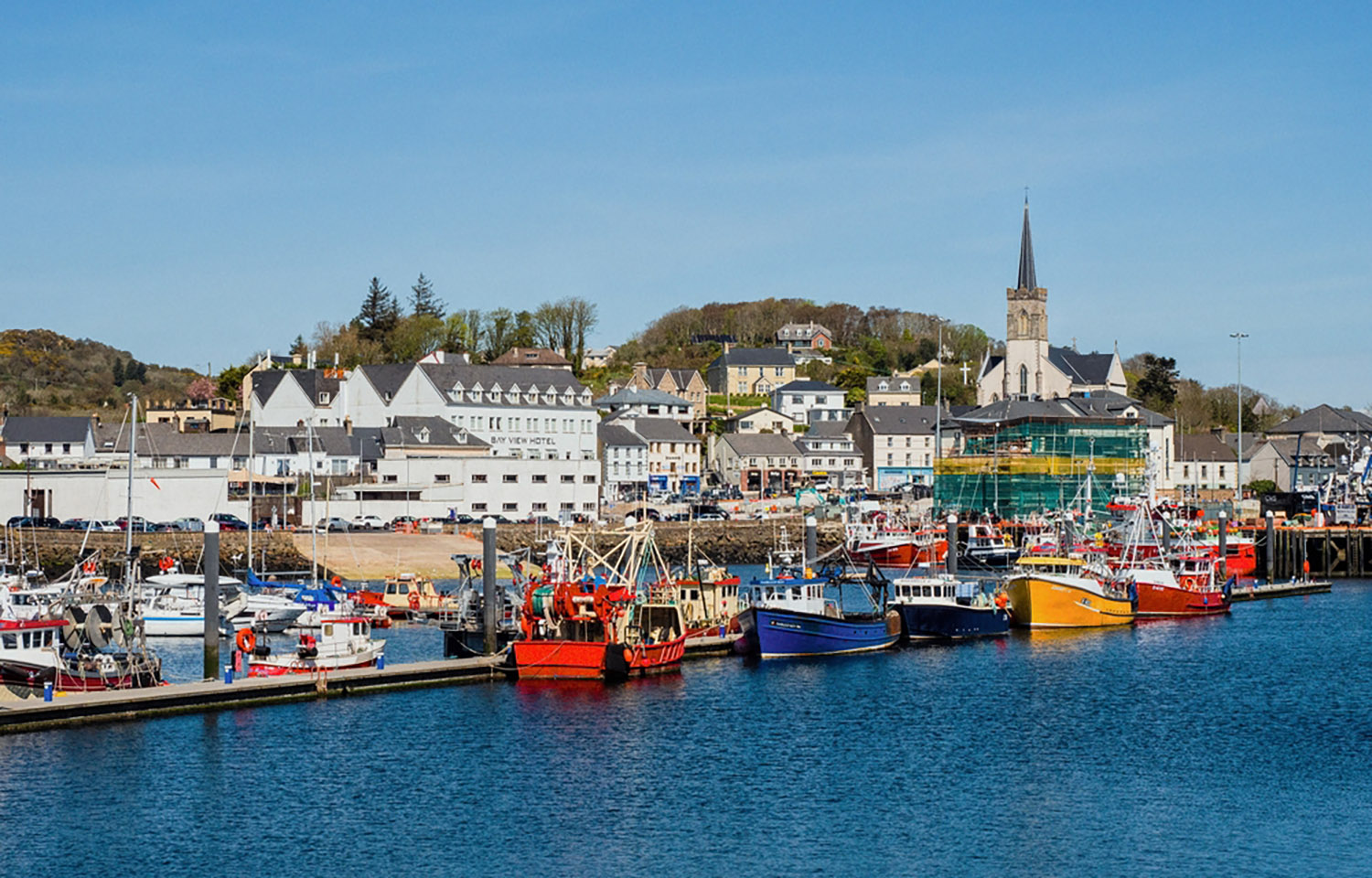 Fishing boats off the coast of Killybegs, Ireland