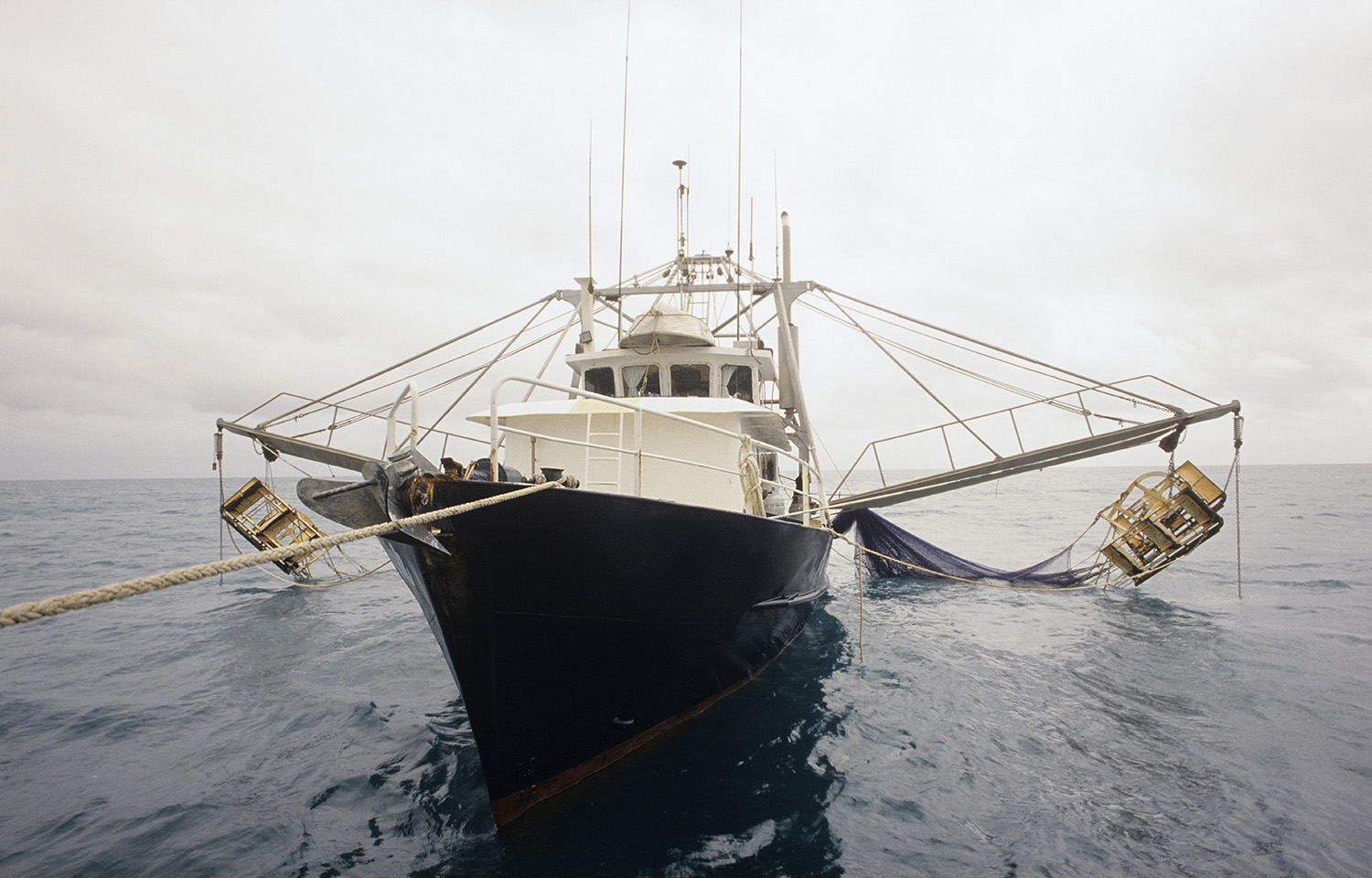 A prawn-fishing vessel in Australia