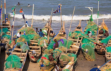 Ghana fishermen