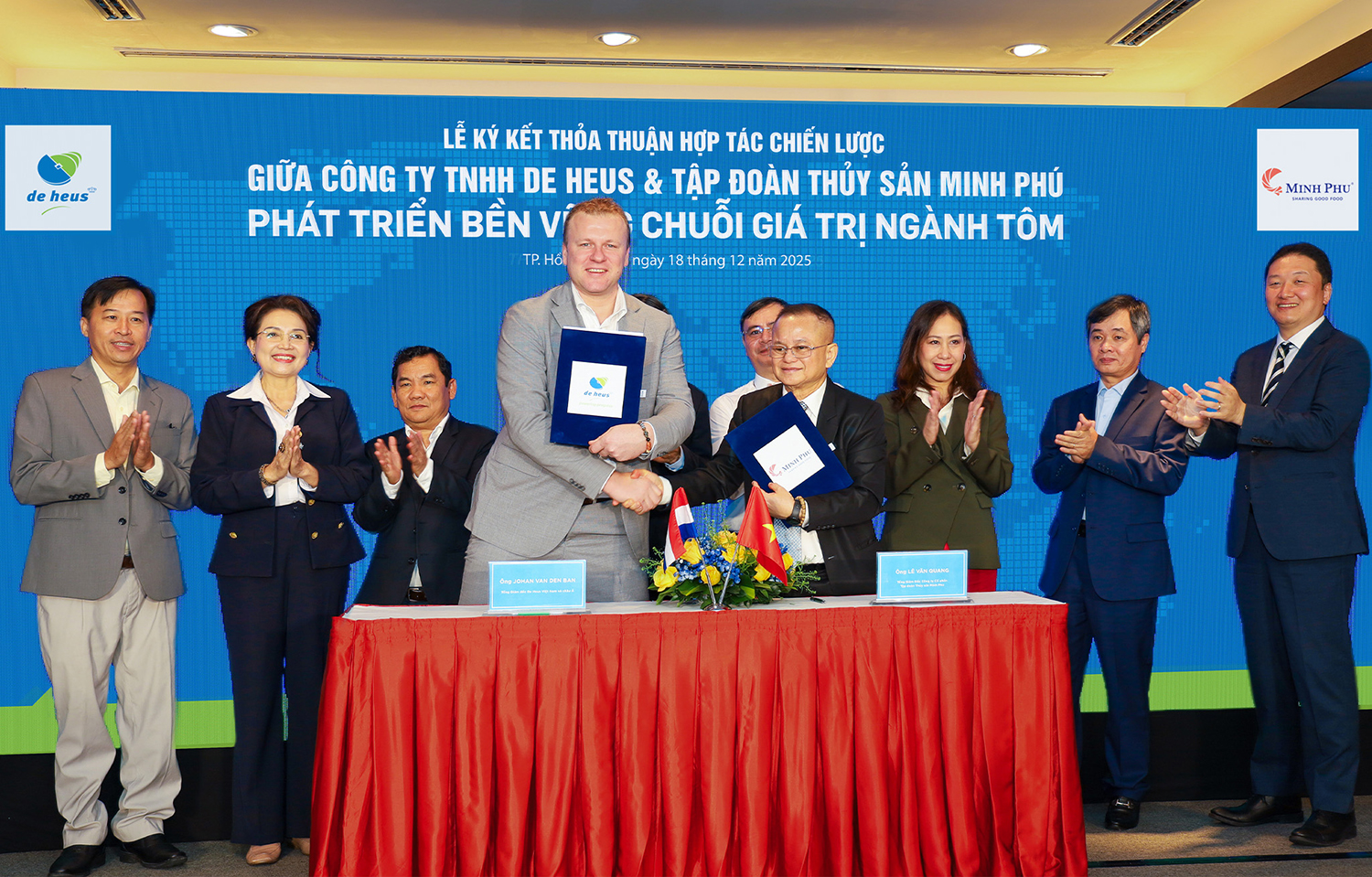 De Heus, Minh Phu team up on shrimp, tilapia farming
