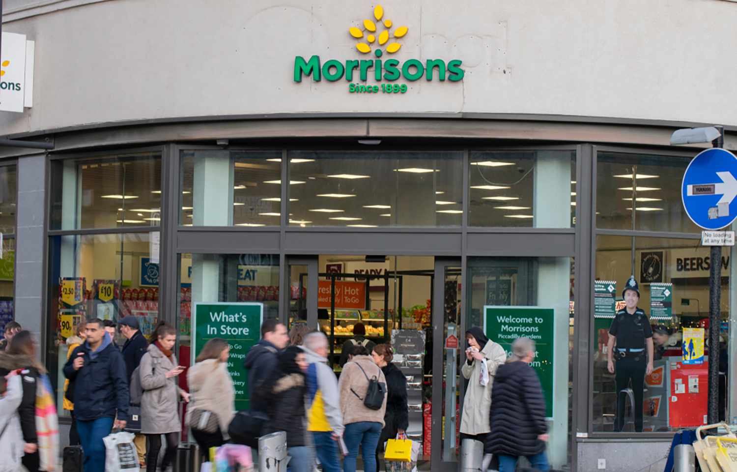 A Morrisons store in Manchester, U.K.