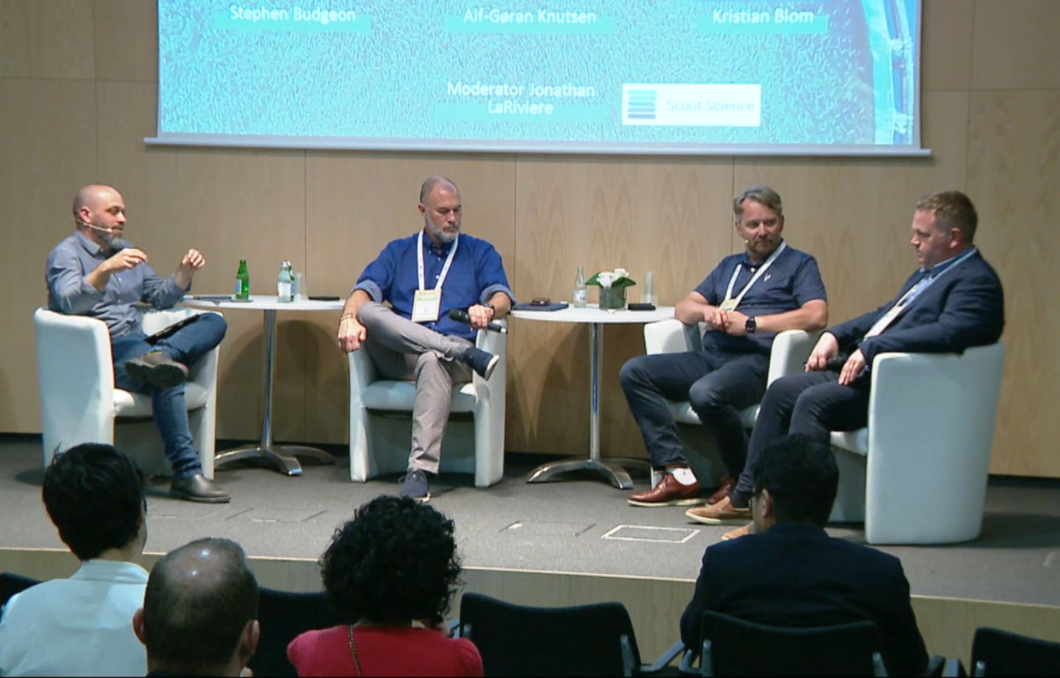 The "Digitalization of Aquaculture: Improving Data-Driven Decision Making" panel at the 2023 Seafood Expo Global