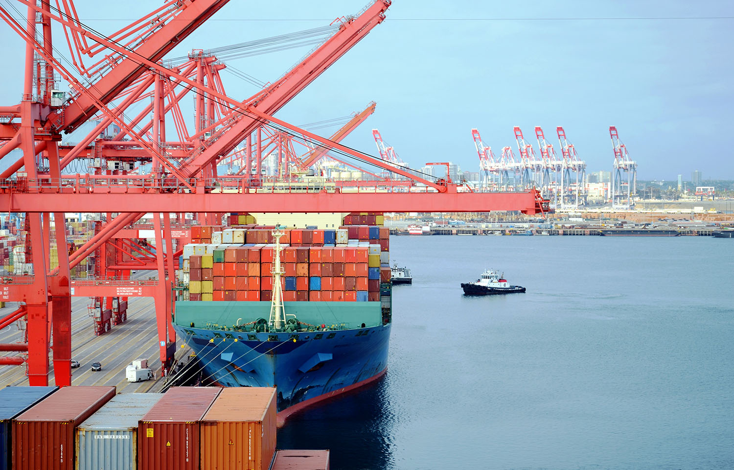 The Port of Long Beach, California, U.S.A.