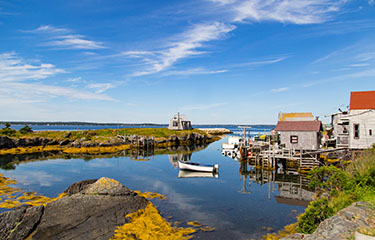 FIshing port in Canada