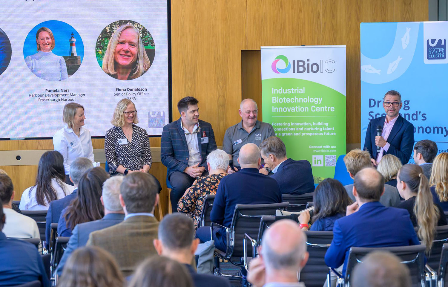 A panel at the Scottish Ocean Cluster's inaugural summit