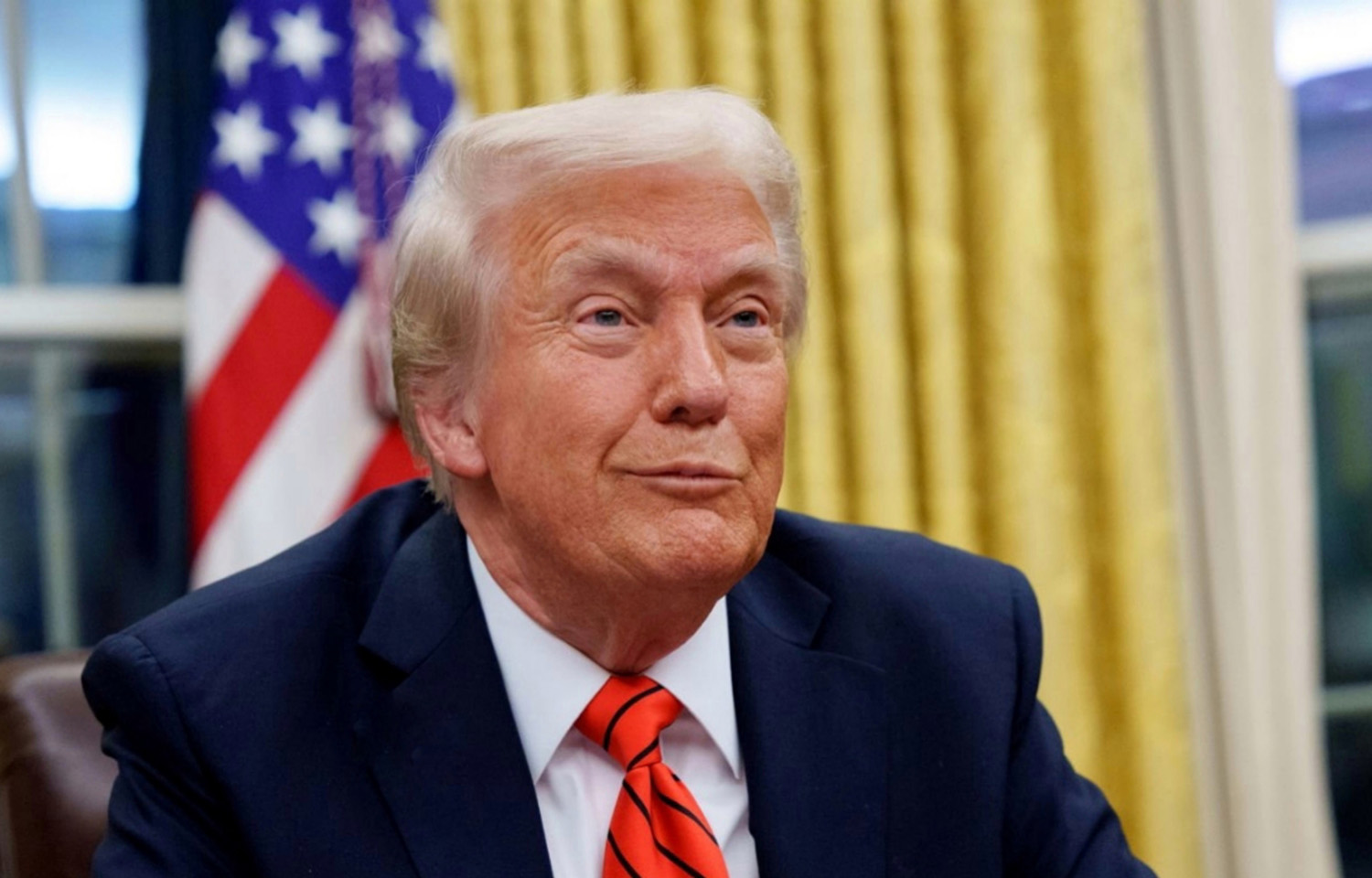 U.S. President Donald Trump in the Oval Office