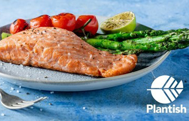 Plantish's plant-based analog whole-cut salmon fillet