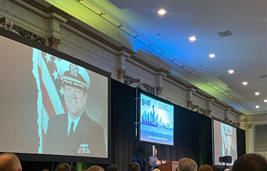 NFI President John Connelly accepting his