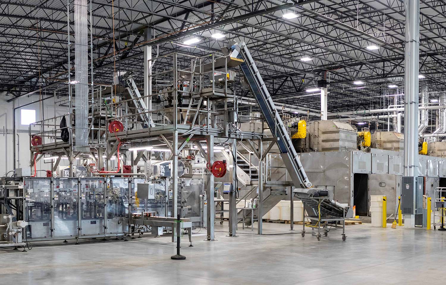 The interior of a Phelps Pet Products manufacturing facility