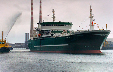 The former Atlantic Dawn.