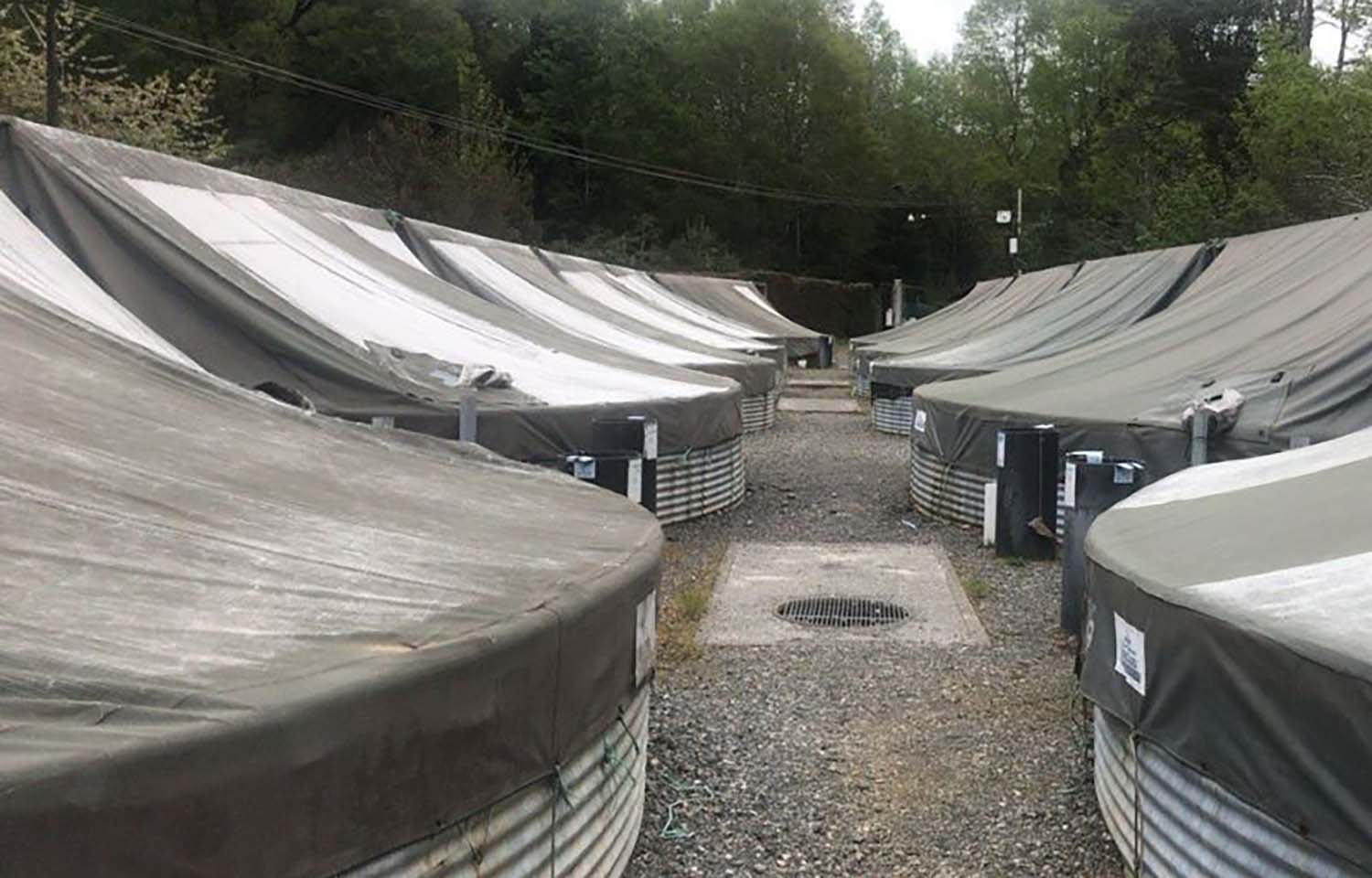 The Chesque Alto salmon farm currently being sanctioned by Chile's SMA