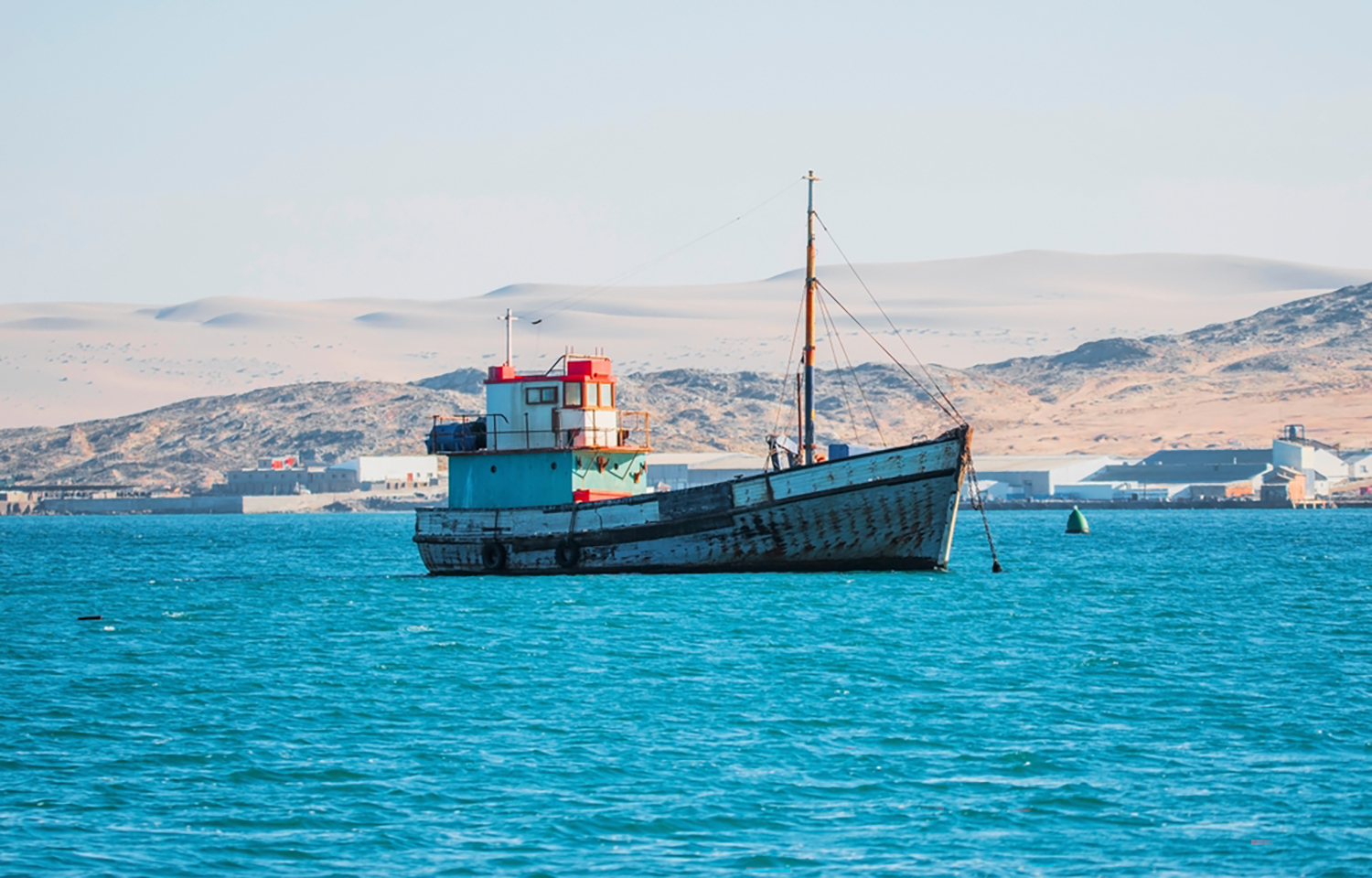 A Namibian fishing boat