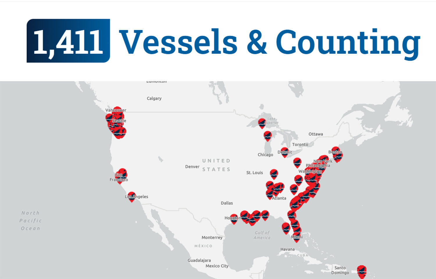 MyCoast platform graphic of ADVs