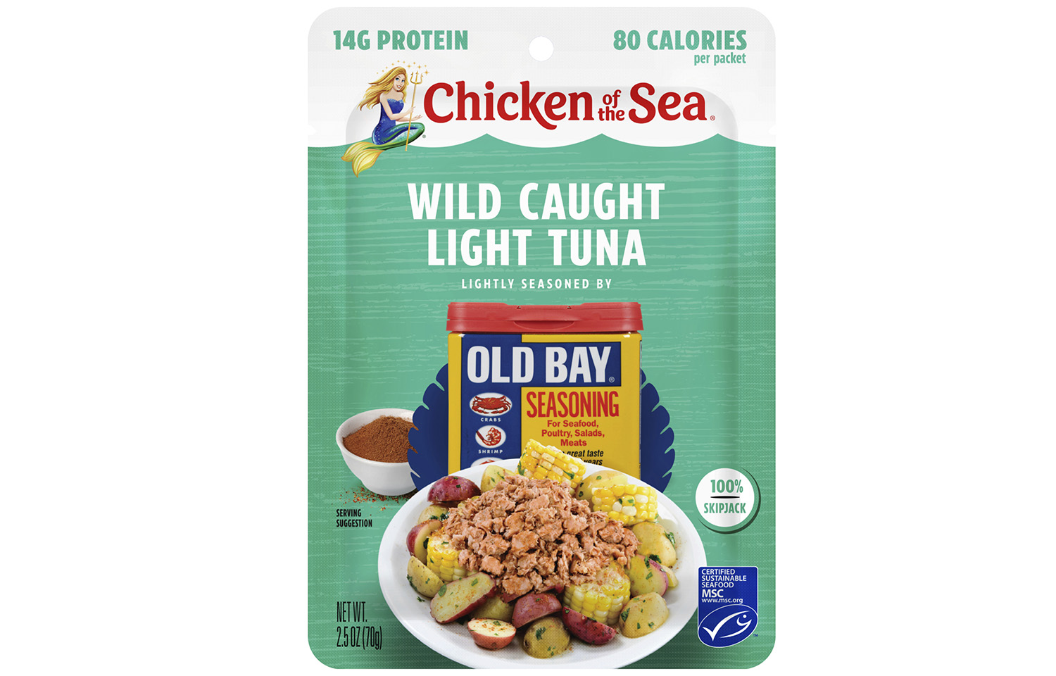 Chicken of the Sea's new tuna packet partnership with OLD BAY