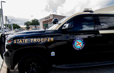 A Florida Highway Patrol cruiser