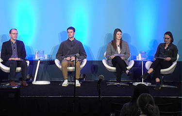 The "Keeping Seafood Sustainability Front and Center Amid Shifting Eating Habits" panel.
