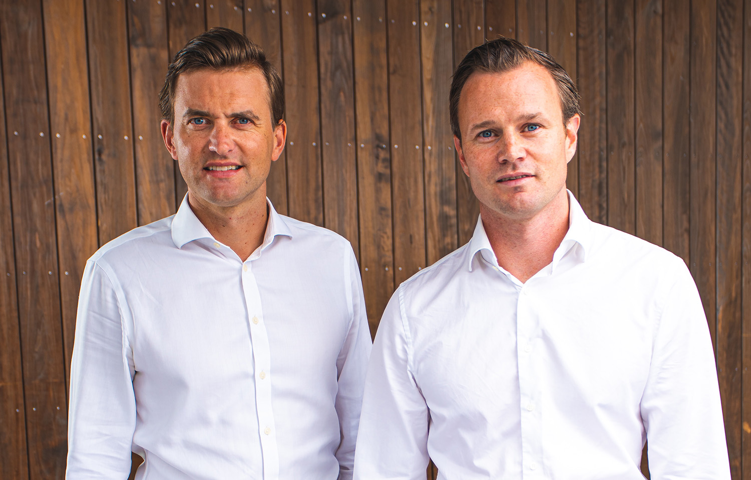 Bluefront Equity partners Kjetil Haga (left) and Simen Landmark
