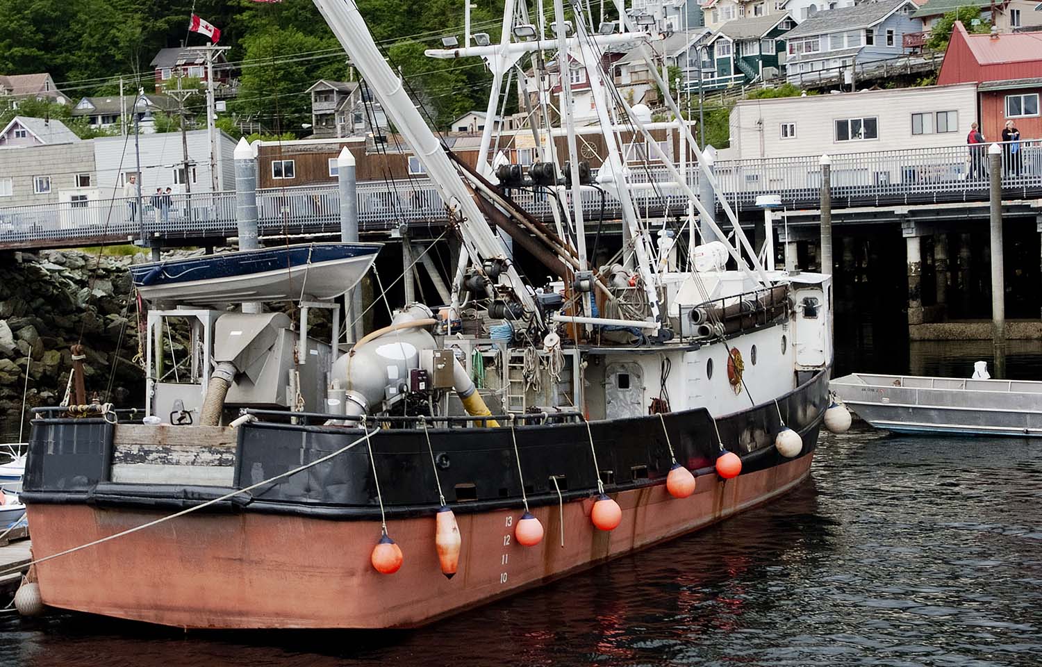 A fishing vessel in Ketchikan, Alaska