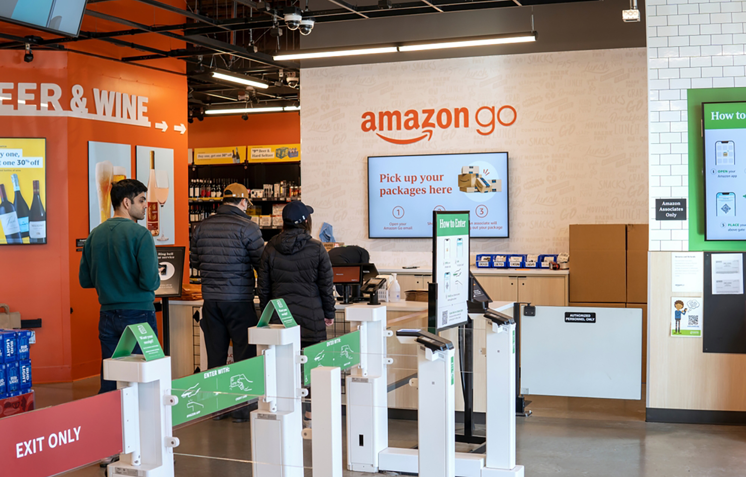 An Amazon Go location in the U.S. state of Washington