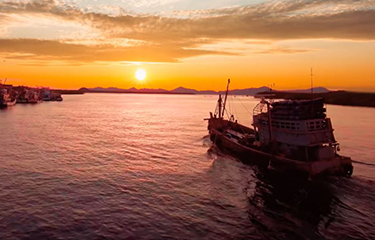A Thai fishing vessel.