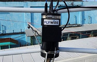 A FlyWire electronic monitoring device.