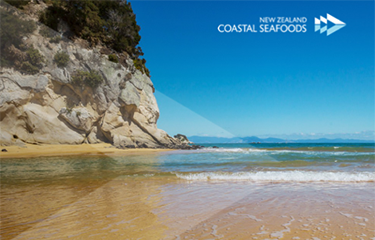The coastline of New Zealand Coastal Seafoods.