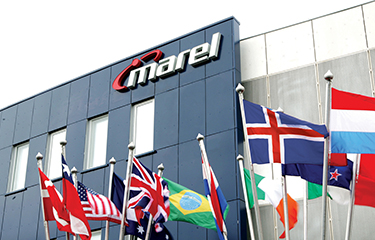 The exterior of a Marel building.