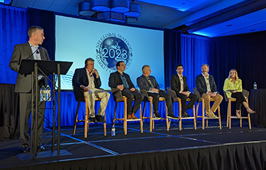 The whitefish panel at the National Fisheries Institute Global Seafood Market Conference in 2023