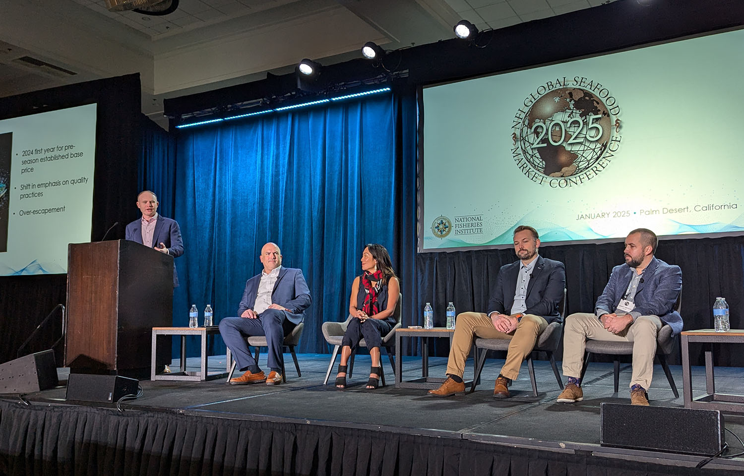 Panelists at the 2025 GSMC salmon panel