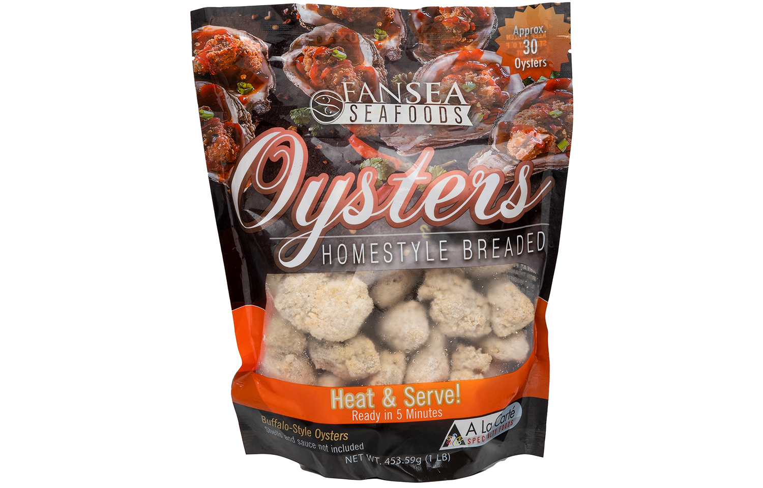 A La Carte breaded oysters under the FanSEA brand