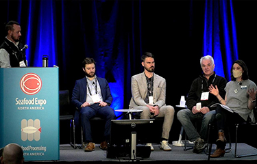 The "Our Blue Future" panel.