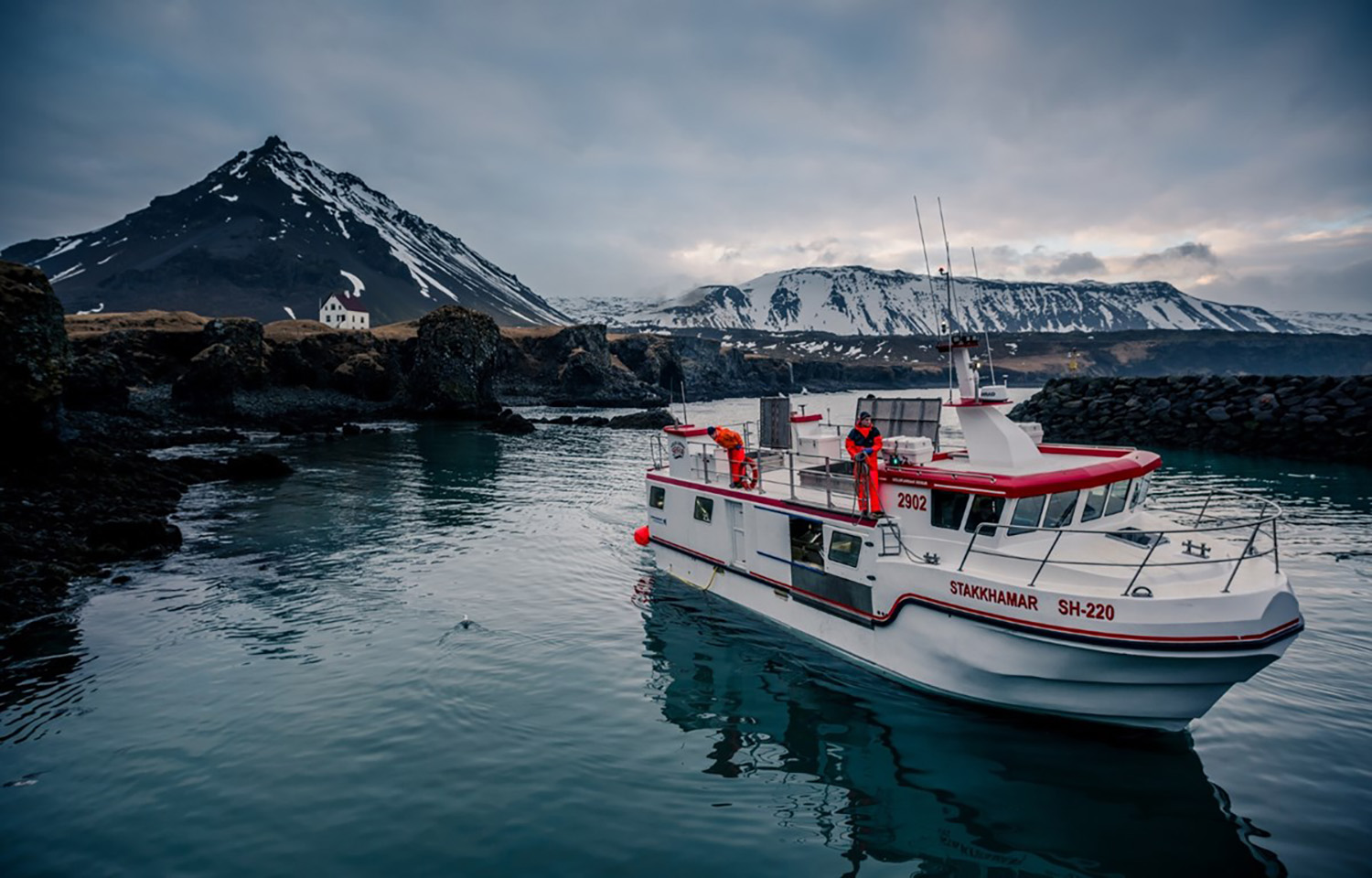 A fishing boat in Iceland