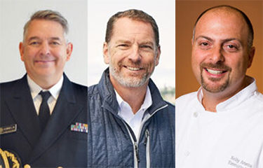 Headshots of Joseph Hibbeln, Joseph Bundrant, and Kelly Armetta