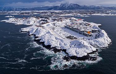Salmon Evolution's facility at Indre Harøy
