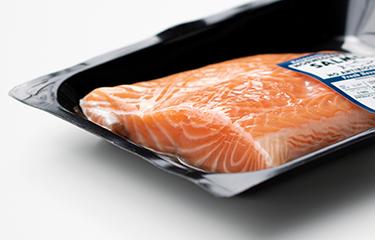 Packaged salmon