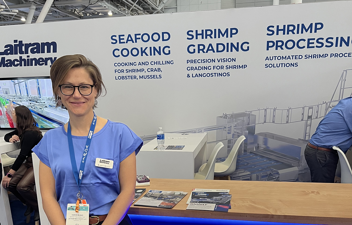 Laitram Machinery Marketing Director Karen Quaas