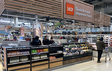 A Yo! Sushi kiosk.