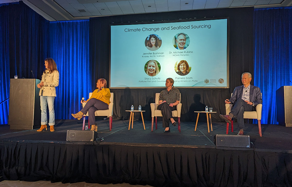 The climate change panel at GSMC.