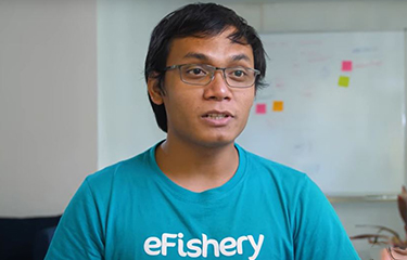 eFishery CEO Gibran Huzaifah.