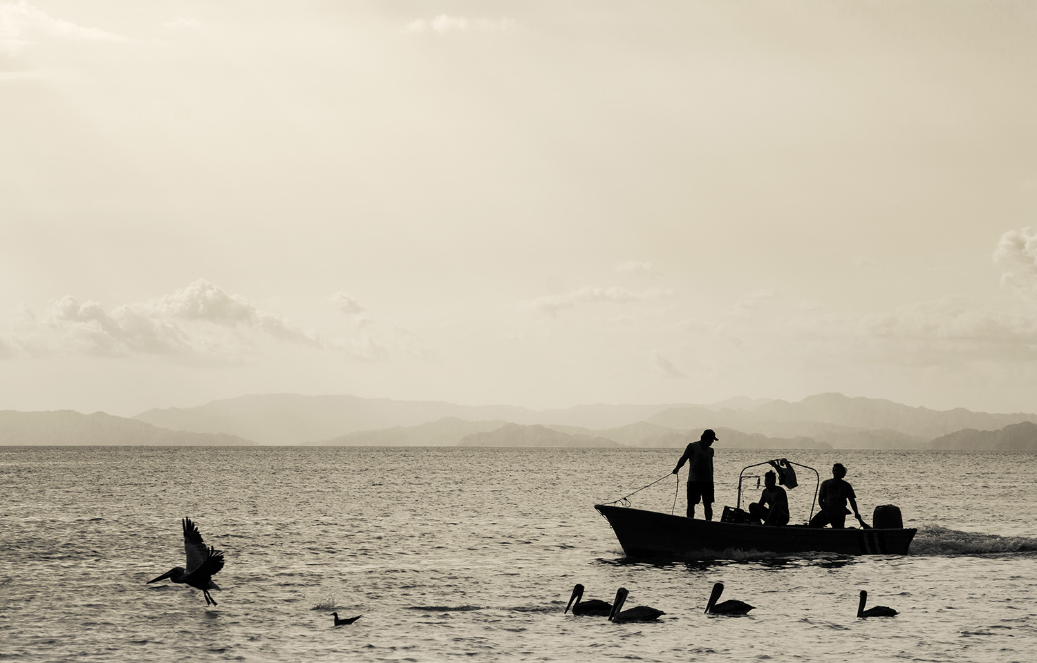 Fishers in Puntarenas, Costa Rica
